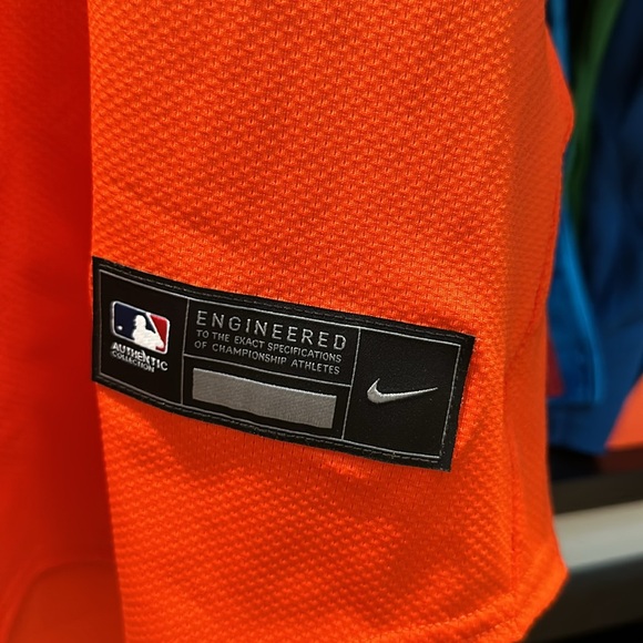 Baltimore Orioles Nike Alternate Vapor Premier Elite Patch Jersey - Orange - Picture 4 of 4